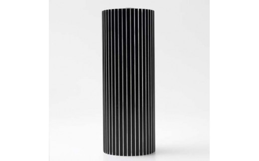 
KISHU+ SHIMA M 黒 一輪挿し 花瓶 紀州漆器
