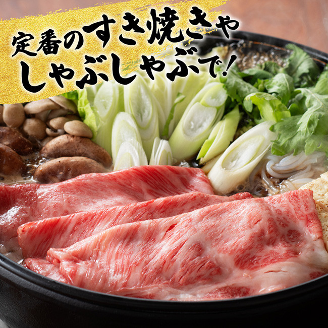 【6ヶ月定期便】宮崎牛すきしゃぶ定期便 全6回　牛肉[E11131t6]