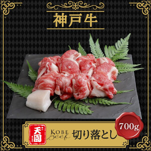 【ふるさと納税】【肉の天園】神戸牛 切り落とし 700g SI06
