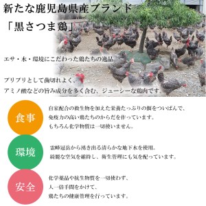 黒さつま鶏タタキ約800g 鹿児島の代表料理「鳥タタキ」黒さつま鶏タタキは適度な歯ごたえがあり箸が止まりません。（黒さつま鶏モモ肉ブロック・ムネ肉ブロックの詰め合わせ約200g×4つ）【A-780H】