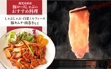 鹿児島県産ロースしゃぶ 3.5kg（250g×14P） K002-034_03 豚肉 ロース しゃぶしゃぶ