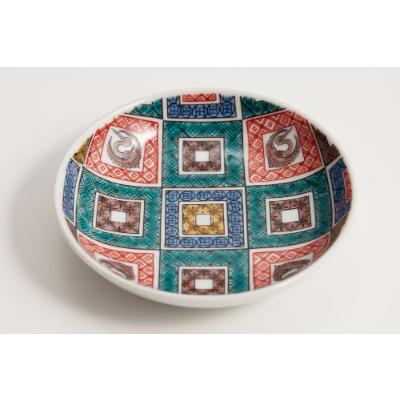 ふるさと納税 能美市 九谷焼 4.2号皿揃 古九谷風名品絵変わり(5枚セット) |  | 02