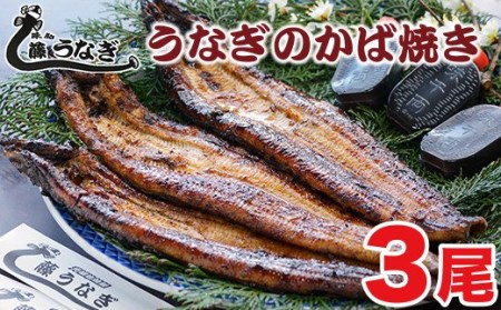 藤うなぎ　かば焼き　3尾　国産うなぎ＜2.5-6＞