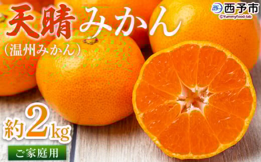 先行予約＜愛媛県明浜産 天晴みかん（温州みかん）約2kg＞ 家庭用 訳あり ワケアリ 自宅用 果物 くだもの フルーツ ミカン 柑橘 選べる 食べて応援 特産品 産地直送 愛媛県 西予市【常温】
