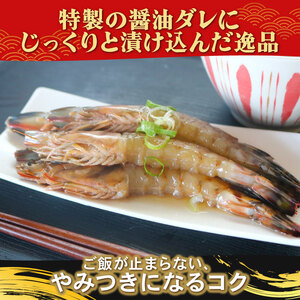 愛知県産 天然 車海老 南知多カンジャンセウ 150g(4～5匹)×1袋 海老の醤油漬け 海老 えび エビ