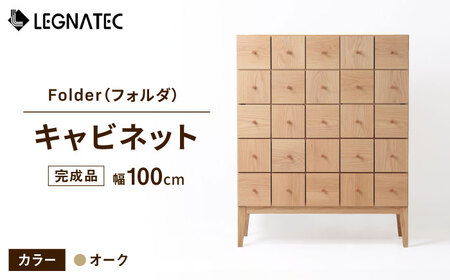 【開梱・設置付】Folder（フォルダ）100キャビネット オーク/ 家具 / 佐賀県 / レグナテック株式会社 [41AACK022]