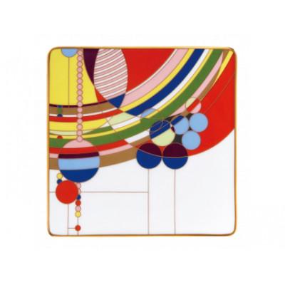 ふるさと納税 伊万里市 フランク・ロイド・ライトデザイン テーブルウェア(マーチバルーンズ)15cmプレート(伊万里市)