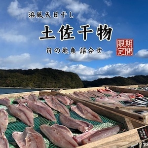 M215 冷蔵！天日干し 手作り干物詰め合わせ地魚セット 無添加土佐干物 期間限定品