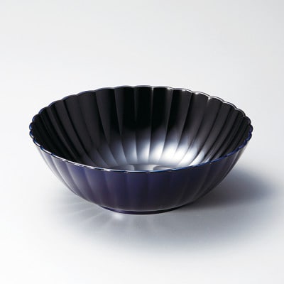 越前塗 フレアサラダボウル 瑠璃 φ21×6.9cm 食洗機・レンジ対応【1337770】