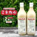 【ふるさと納税】乳酸菌飲料 ミネカル ×2本セット mi0009-0002 千葉県 南房総市 乳酸菌 鉄分 カルシウム お取り寄せ 送料無料