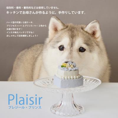 ふるさと納税 世田谷区 ＜ペットフード＞ ハート型のケーキ★プリンス Plaisir【Kitchen Dog!】