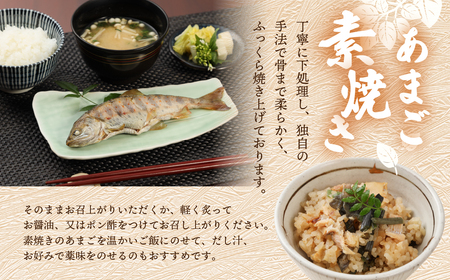 【あまごの素焼き】５匹 釣り人が愛する宿が手間暇かけた一品　丸八旅館【53-9】