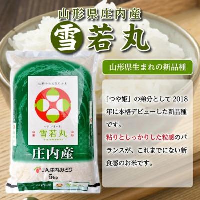 ふるさと納税 酒田市 【毎月定期便】【精米】雪若丸 5kg×1袋 白米 山形県庄内産全3回 |  | 01