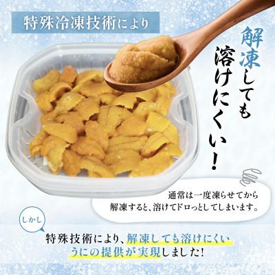 ふるさと納税 登別市 北海道登別近海産きたむらさきうに(冷凍パック)100g×4P |  | 01