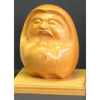 ふるさと納税 高山市 飛騨一位一刀彫　福だるま(中) e109 |  | 02