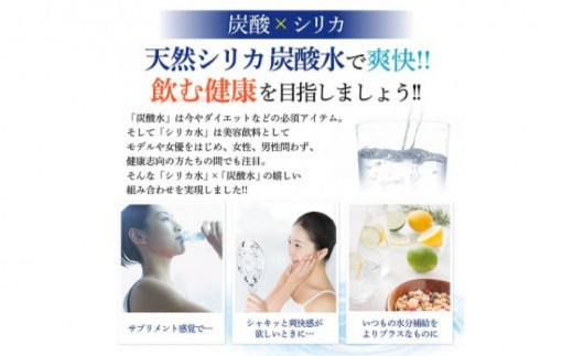 biora天然シリカ炭酸水 500ml×24本×6回 炭酸水 シリカ ミネラル 美容 飲料水 軟水 天然水 大分県 玖珠町 健康 九州 採水 防災 備蓄 定期便 500ml 72mg/l 硬度43.1