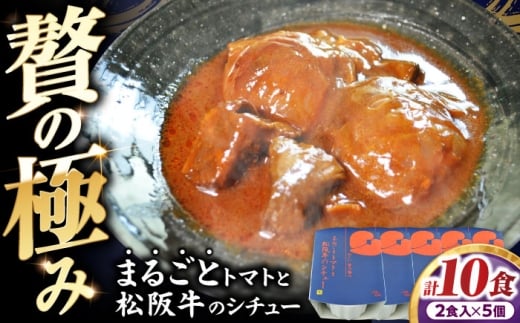 -あふひ 贅の極み- まるごとトマトと松阪牛のシチュー レトルト 2人前×5個セット レトルト シチュー 牛肉 和牛 ブランド牛 ご当地 名物 高級 ギフト 贈答用 人気 おすすめ 美味しい 簡単 調理 長期保存 保存食 シチュー デミグラスソース ビーフシチュー 恵那市 / テンポイント [AUEU032]