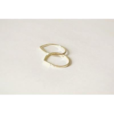 ふるさと納税 大府市 K10 しずく型リング *ダイヤ入り* |  | 03