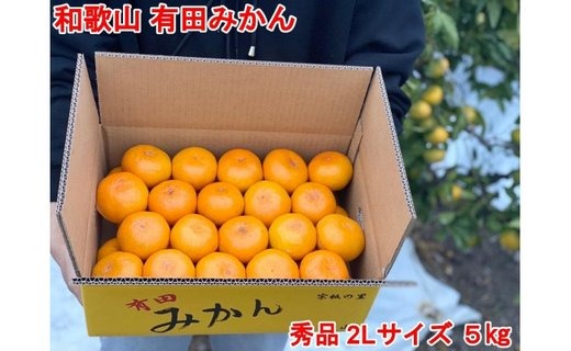 ［秀品・サイズ２Ｌ］まる隆果樹園　和歌山有田産！早生みかん≪5kg≫［予約販売］［数量限定］ 	CS015