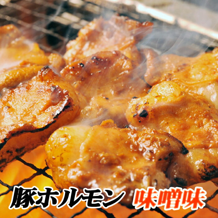 【ふるさと納税】 味付け豚ホルモン ( 味噌味 ) 300g × 8P ホルモン 豚 肉 豚肉 焼肉 BBQ お取り寄せ グルメ 北海道 根室市 ふるさと納税 C-76022
