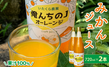 みかん ジュース 720ml×2本 ジュース