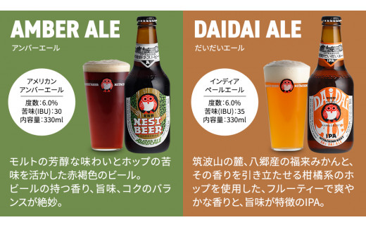 【 お中元 熨斗 付き 】 常陸野ネストビール 6種 12本 飲み比べ セット ビール クラフトビール 地ビール ネストビール 酒 お酒 アルコール 瓶 木内酒造 詰め合わせ IPA ペールエール ヴ