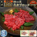 【ふるさと納税】【お歳暮】都城産「桜肉」馬刺しロース・赤身ブロック300gセット - 馬刺し ロースブロック 赤身ブロック 各150g×1 真空 醤油・生姜の小袋付き 桜肉 馬肉 ギフト 期間限定 送料無料 MJ-0119-WG【宮崎県都城市は2年連続ふるさと納税日本一！】