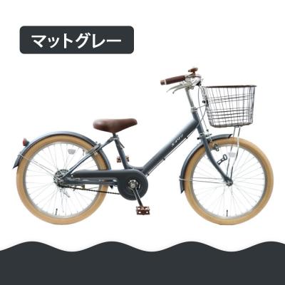ふるさと納税 京都市 【エイリン】【組立済み発送】子ども用自転車20型 LKM20E【マットグレー】