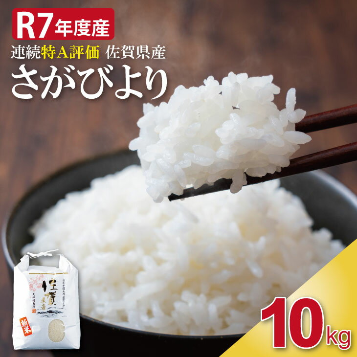 【ふるさと納税】R7年度産 佐賀ブランド 米「さがびより」10kg（白米） 大坪精米所 送料無料 佐賀の米 一等米 精米 白米 ブランド米 お米 白飯 人気 ランキング 高評価 【C290-006】