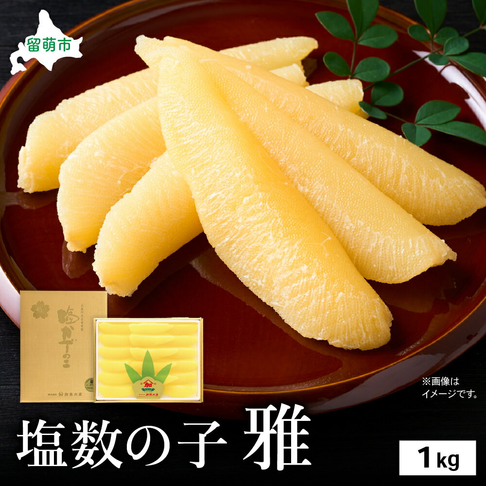 【ふるさと納税】数の子 塩数の子 雅 1kg 大サイズ かずのこ カズノコ 海鮮 海産物 魚介 魚介類 贈答品 ギフト　お届け：2024年11月上旬～12月下旬まで