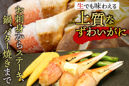 本ズワイガニ(爪棒肉ポーション・爪下棒肉ポーション)1.6kgセット C-14031