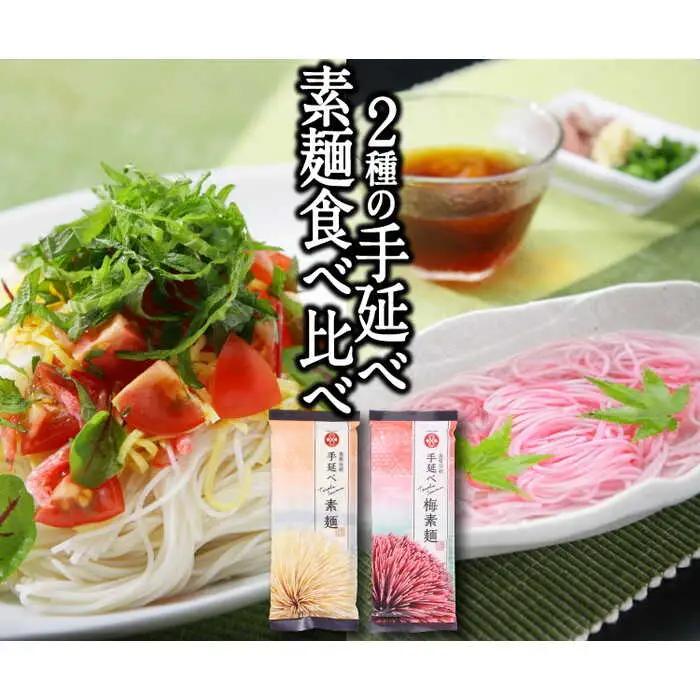 手延べそうめん 2種 食べ比べセット B [SAQ022] そうめん