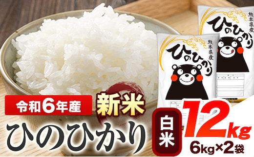 
										
										令和6年産 新米 早期先行予約受付中 ひのひかり 白米 12kg 《11月‐12月より出荷予定》 熊本県産 白米 精米 ひの 送料無料 熊本県 山江村---ym_hn6_af11_24_21500_12kg_h---
									