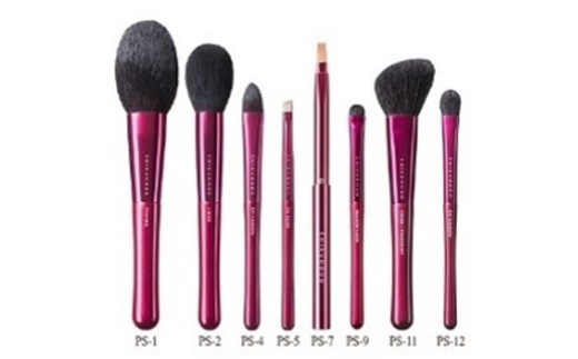 熊野化粧筆 Passionシリーズ8点セット【メイクブラシ 化粧筆 フェイスブラシ チークブラシ アイシャドウブラシ 熊野筆 伝統工芸 職人技 高級筆 セット ギフト 贈り物】26-69