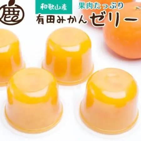 果肉ごろごろ有田みかんゼリー9個【有田みかんネクターをゼリーにしました】【1758856】