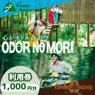 【ふるさと納税】オドルの森　利用券　1000円分【1672991】
