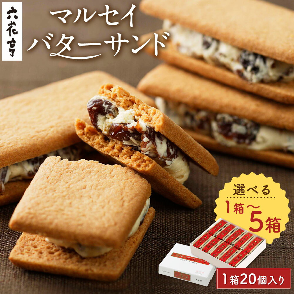 【六花亭】マルセイバターサンド20個入