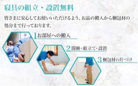 フランスベッド ファディア FAD-F1 LG（脚付タイプ） 【 マットレスつき 】 S シングル R-312