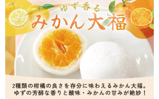 ごろごろ豆大福 ゆず香るみかん大福 各6個入り【豆大福 フルーツ 大福 餅 スイーツ あんこ みかん ゆず おやつ 手土産 メディア掲載 お取り寄せ ギフト グルメ 贈答 冷凍 亀印製菓 茨城県 水戸