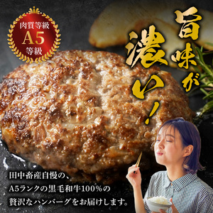 S001-019A_黒毛和牛100% ハンバーグ 6個セット / A5 黒毛和牛 ハンバーグ