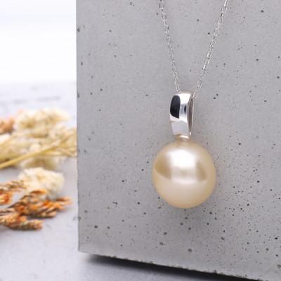 ふるさと納税 神戸市 【響】ゴールデンパール Pt900 プラチナ ペンダントトップ |  | 02