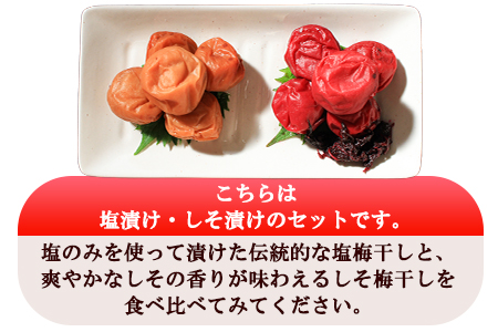 梅干し うめぼしセット (紅白) 800g うめぼし 200g×4パック 《30日以内に出荷予定(土日祝除く)》みのり農園 
