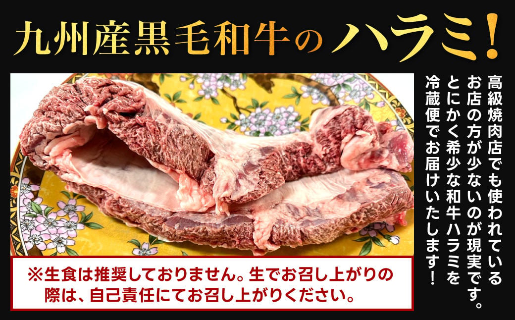 幻のハラミ これが和牛のハラミ（横隔膜）です
