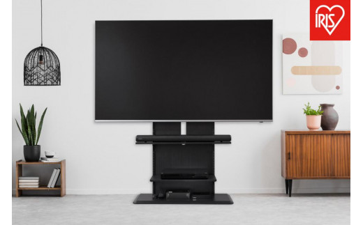 テレビ台 スタンドテレビ台 UTS-900R-BO ブラックオーク 　 一人暮らし ひとり暮らし 　 　 　