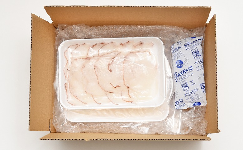 【北海道根室産】お刺身・たこしゃぶ用たこ薄造り150g×2P A-80005