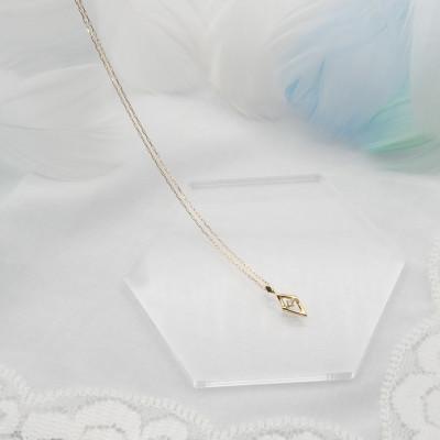 ふるさと納税 昭和町 K18 0.01ct ダイヤモンド ペンダントネックレス HH-019746 |  | 02