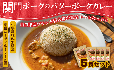 関門ポーク バターポークカレー 5袋 カレー EW110