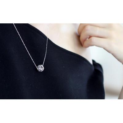 ふるさと納税 桜川市 桜の透かしカゴペンダント&ネックレス(ピンクトルマリン) |  | 02