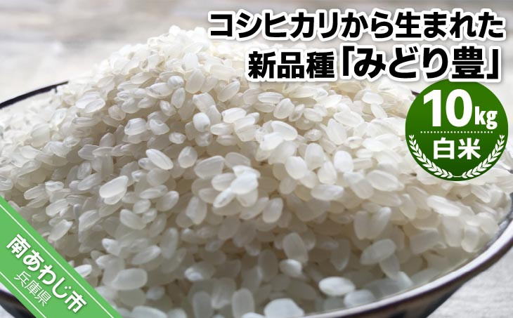 
            令和６年産・白米『みどり豊』10kg　10月初旬頃から発送
          