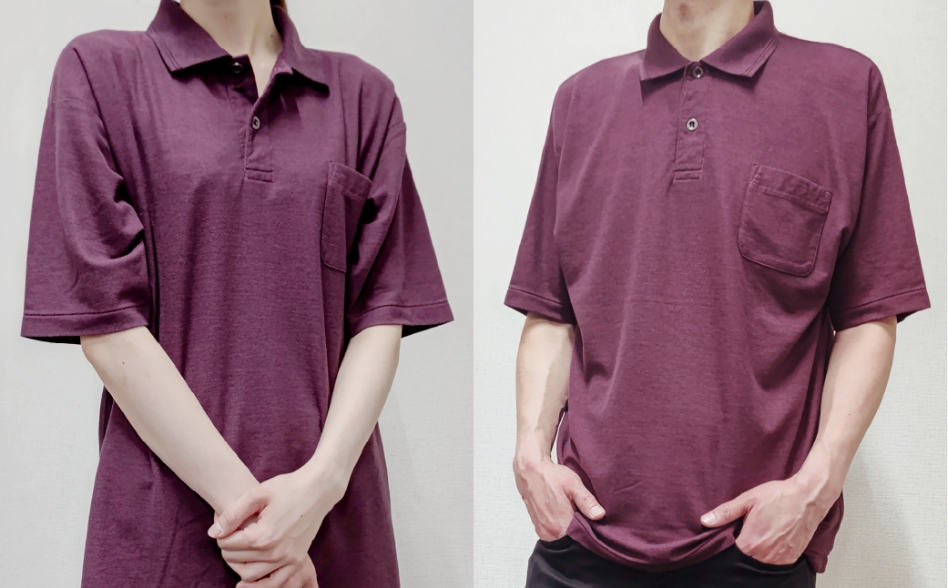 
            【サイズをお選びください】倉敷染　272SD半袖ポロシャツ昇り鯉刺繍調プリント入　エンジ
          